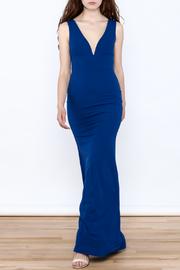  Blue Sleeveless Maxi Dress