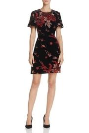  Burnout Floral Mini-dress