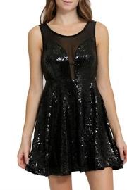  Sequin Sleeveless Dress
