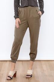  Olive Zipper Jogger