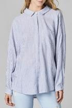  Striped Button Up Shirt
