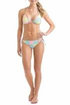  Patchwork String Swim Top