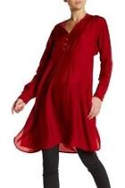  Red Hensley Tunic Top