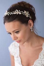 Gold Flower Headband