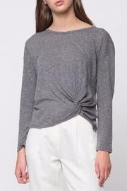  Front Twist Detail Sweatshirt