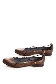  Gold Leather Loafers