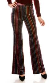  Stripe Velvet Pants