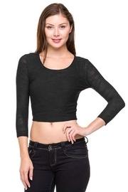  Textured Lace Crop