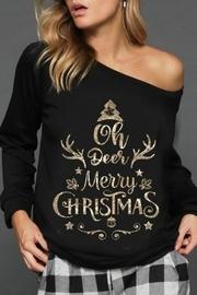  Holiday Off-the-shoulder Top