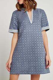  Faux Suede A-line Dress