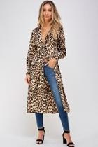  Long Leopard Blouse