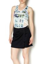  Sheer Floral Tank