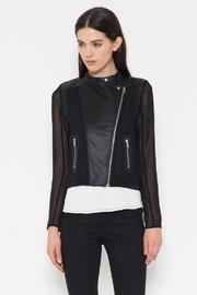  Chiffon Leather Jacket