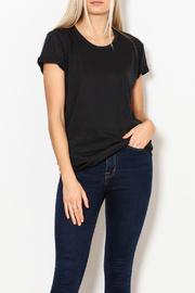  Black Skull Applique Tee