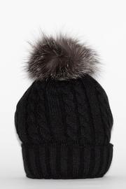  Black Pom Hat