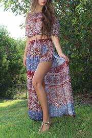  Boho-maxi Short Set