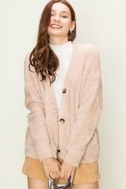  Fuzzy Oversize Cardi
