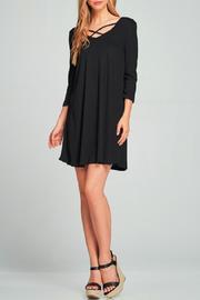  Crisscross Little Black Dress