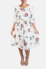  Vintage Inspired Print Dress