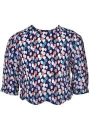  Balloon Scallop Blouse