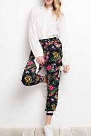  Tropical Print Joggers