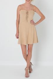  Tan Suede Dress