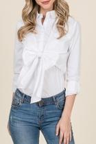  Bow Front Shirt