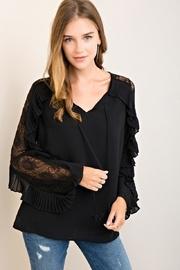  Self-tie Neckline Top