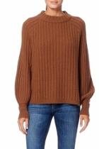  Cognac Mockneck Sweater