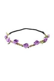  Violet Floral Headband