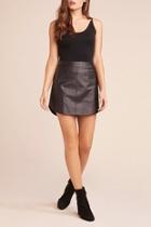  Conrad Leather Mini-skirt