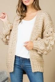  Bubble Sleeve Cardigan