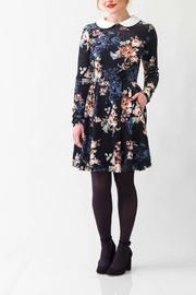  Jet Set Floral Print Flare Dress