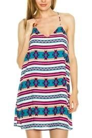  Tribal Print Razorback Dress