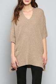  Ribbed Hood Poncho