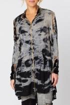  Dye Velvet Accented Jacket