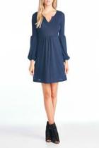  Navy Knit Dress