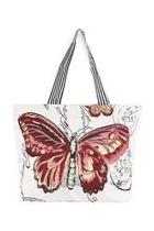  Butterfly Print Tote