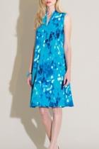  Turquoise Print Dress