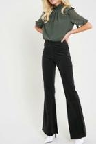  Charcoal Corduroy Flares