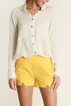  Cream Oversized Button-up