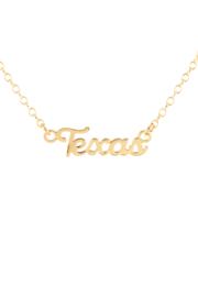 Texas Script Necklace