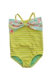  Yellow Striped Swimsuit