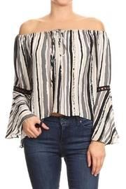  Striped Flirty Top