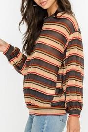  Taupe-puffy Sleeve Top