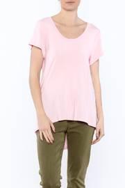  Pink Open Back Top
