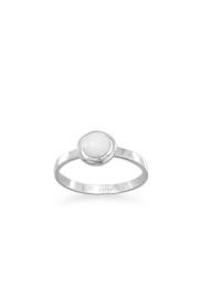  White Agate Ring