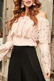  Pink Peasant Top