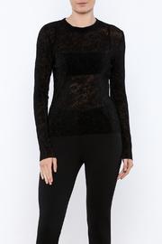  Gauzy Sheer Layer Top