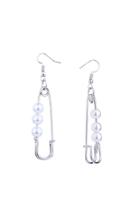  Safetypin Earrings Silver